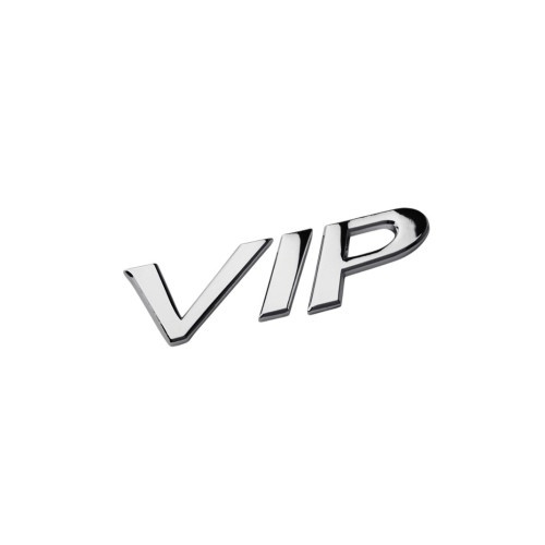 Ornament metalic "VIP" 7.2cmx3cm Cod: JS-16