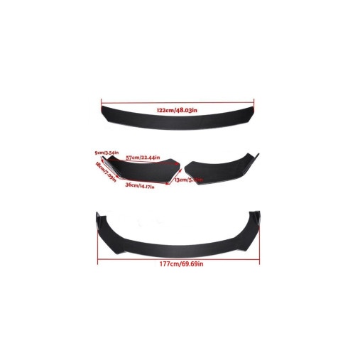 Prelungire bara fata universala / Spoiler culoare Carbon Cod: UNV-013C