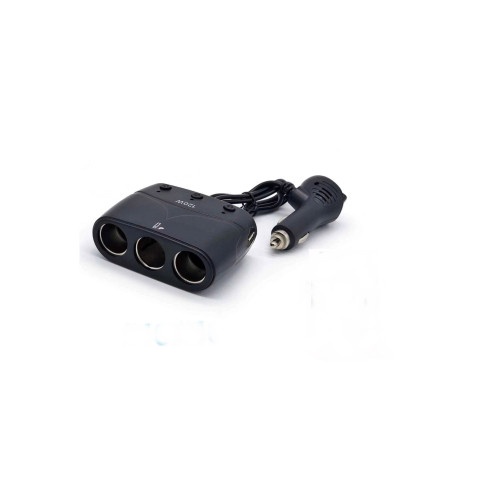 Prelungitor bricheta cu voltmetru si USB Cod: 1679