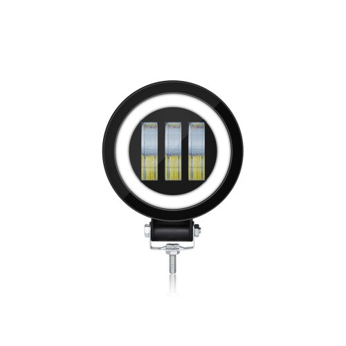 Proiector LED cu Angel Eyes DRL lumina alba 30W Cod: ZC-4RO