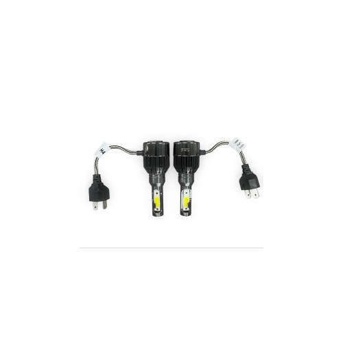 Set Bec H4 2 faze cu LED 30W - 4800 lumen 6000k 12-24V Cod: LX88