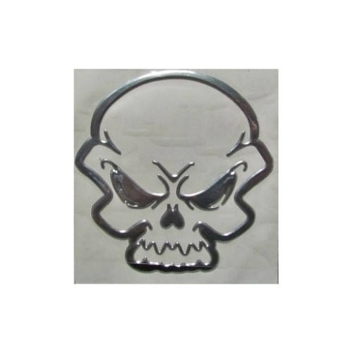 Abtibild "CRANIU" culoare Crom Cod:DZ-34