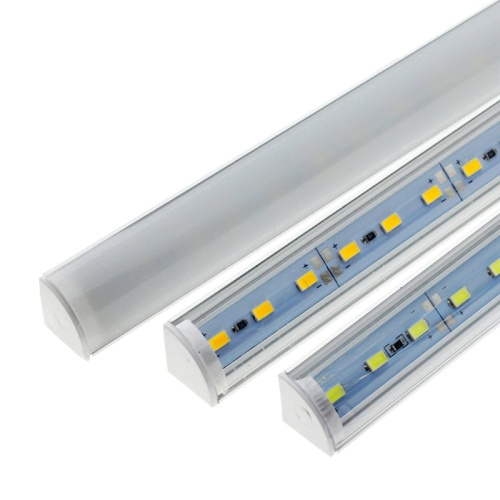 Banda Led rigida 5730 korea chip cu profil pe colt, 1m 12V Lumina Alb 6000k 18W Cod: ALSZ11