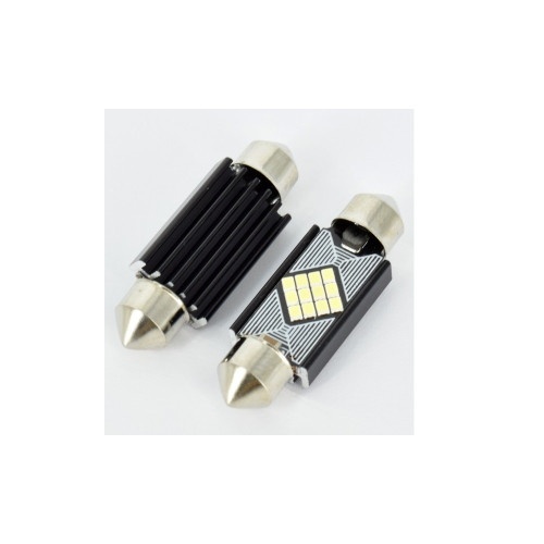 Bec auto Led Sofit,11X39 , 2016 cu 12 SMD,alb, 12V canbus,(pret pe set)Cod:JSUN29
