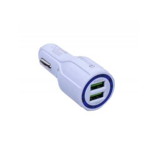 Incarcator auto Qualcomm 2xUSB 3.1/3.0A 12-24V Cod: ZD-888