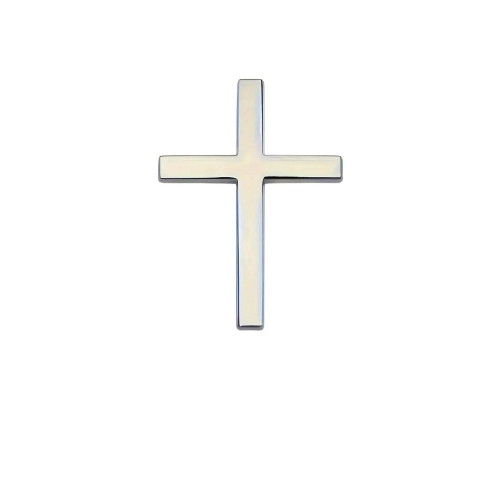Ornament metalic "CRUCE" Cromat 4.8cmx6.5cm Cod: JS-18