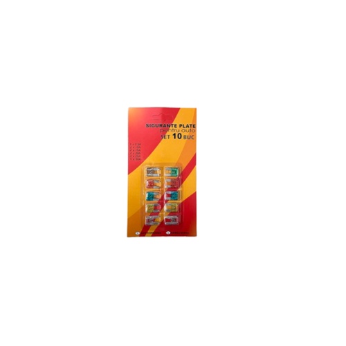 Set 10 sigurante auto plate Cod: T101- MINI