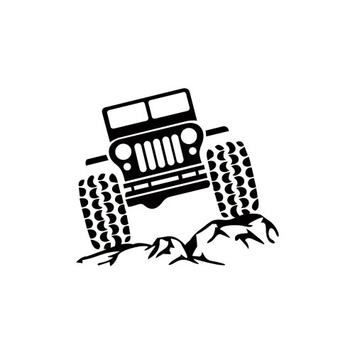 Abtibild "VEHICUL 4x4" diverse culori Cod: J108-13
