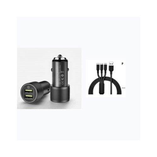 IncÄƒrcÄƒtor auto 4,8A cu 3 porturi, compatibil 12/24V Cod: PG-283