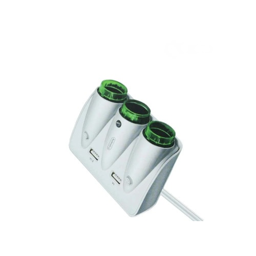 Incarcator auto 2xUSB 2.1A si priza bricheta de putere Cod: 5011
