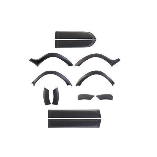 Set 12 protectii aripa si usa compatibil Dacia Duster I 2010-2017 Cod: DD302