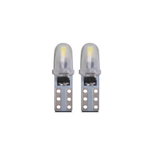 Set 2 becuri T5 LED 2SMD 3014 12V CANBUS nonpolar â€“ Alb, Rosu sau Albastru Cod: JSUN31/32/33