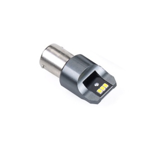 Bec 2 faze BAY15D T.V. P21/5W 6SMD 3020 12V CANBUS nonpolar 320 lumen Lumina alba Cod: SPT06-1157-W - Img 2