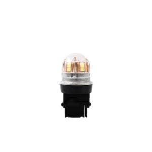 Bec o faza P27W 3156 15SMD 2835 12V CANBUS nonpolar 320 lumen Lumina alba Cod: SPT15-3156-W - Img 2