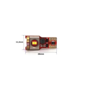 Bec T10 W5W 6SMD 1616 12V CANBUS Lumina alba Cod: NS-40101 - Img 2