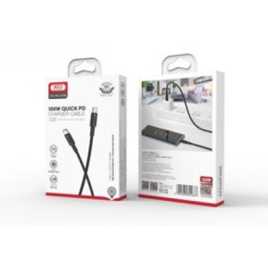 Cablu pentru incarcare 100W Quick Charge si transfer date Type-C la Type-C 1,5 metri COD: XO-Q199 - Img 5
