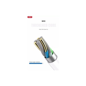 Cablu pentru incarcare 2.1A Lighting (compatibil Iphone) 2 metri Cod: XO-NB103A/862771 - Img 5