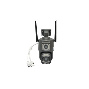 Camera de supraveghere lentila duala 8MP, P2P WIFI 4G 1080P, PTZ cu senzor de miscare, detectie umana si aplicatie V380 Pro Cod: DISMN57 - Img 1