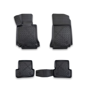 Covoare cauciuc tavita compatibile Mercedes Clasa C W203 2000-2007 Cod: 3D AP-1288 / A80-X226 - Img 1