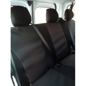 Husa auto dedicate Opel Vivaro 2014-> 9 locuri FRACTIONATE. Calitate Premium - Img 11
