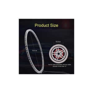 Inele lumina jante LED RGB cu aplicatie BTT 12V Cod: HH-64155 - Img 5