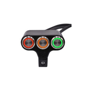 Intrerupator moto aluminiu cu 3 butoane Cod: WCC001 - Img 5