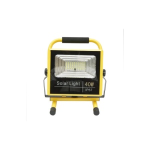 Lampa de lucru LED portabila 40W, 8000K cu acumulator LifePO4 2x6000mAh telecomanda si cadru stativ IP67 Breckner Germany Cod: BK79651 - Img 2