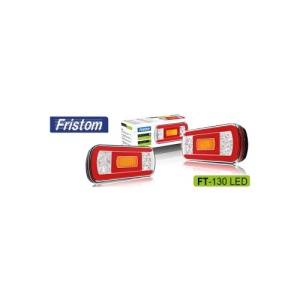 Lampa spate 220x100, 6 functii, cu mers inapoi si numar, LED, Fristom Cod: FT-130 COF - Img 8