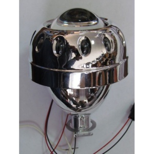 Lupe Bi-xenon Devil Eyes ALB 2.5 inch 001W - Img 2