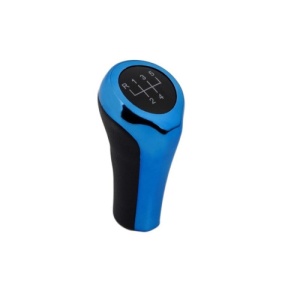 Maner schimbator 5 viteze compatibil BMW X1 X3 X5 E53 E83 E60 E81, E82, E87, E90, E91, E92, Albastru Cod:FX-310 - Img 3