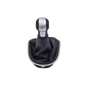 Maner si manson schimbator auto imitatie piele compatibil Seat Altea ,Leon, Toledo III 5 viteze Cod: SC-191 - Img 1