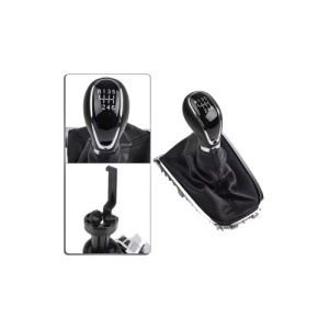 Maner si manson schimbator imitatie piele compatibil Opel Astra Buick excelle GT/XT cu 2 adaptoare pentru 5 si 6 viteze Cod: SC-126 - Img 5