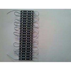 Modul 3 SMD 5050 24V fundal negru lumina alba - Img 2
