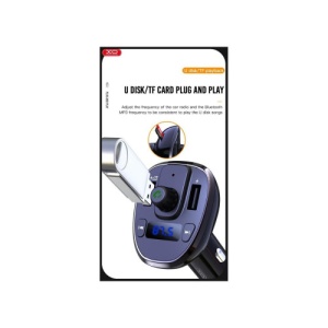 Modulator MP3 SMART cu functie handsfree auto Bluetooth si incarcator auto 18W 12V-24V Cod: XO-BCC05 - Img 5