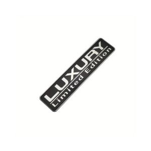 Ornament metalic "LUXURY" 7.5cmx1.5cm Cod: JST-01 - Img 2