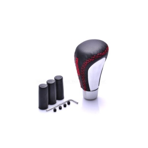 Ornament schimbator de viteza negru cusatura rosie Cod: 66034 - Img 2