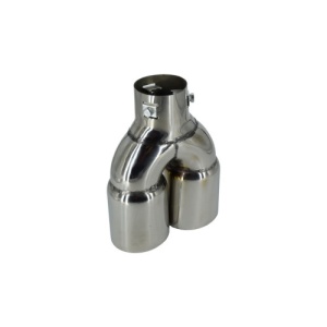 Ornament toba universal cromat cu prindere surub 63mm Cod: 7100407 - Img 2