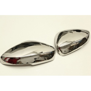 Ornamente crom pt. oglinda compatibil VW Polo 5 V Typ 6R 6C CROM 0590 - Img 2