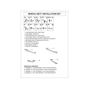 Praguri laterale compatibile Dacia Duster I 2009-2018 Cod: V1-173cm+UD52/BRK01 - Img 7
