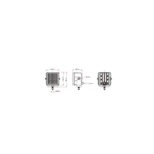 Proiector LED profesional 5700k/ 45W (9 Led Osram x 5W) Cod: KM3238S-45W - Img 4