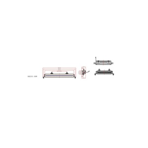 Proiector LED profesional cu pozitie alba / galbena 5700k (36 Led x 5W) Cod: KM2235-180W - Img 4