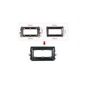 Rama Navigatie 9" cu cablaj si modul canbus compatibila Toyota Auris 2006-2012 Cod: NV3196 / GR2 - Img 3
