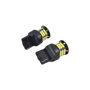 Set 2 becuri o faza T20 7440 21SMD 12V 300 lumen lumina alba Cod: HH017 - Img 1