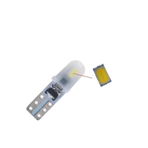 Set 2 becuri T5 LED 2SMD 3014 12V CANBUS nonpolar â€“ Alb, Rosu sau Albastru Cod: JSUN31/32/33 - Img 3