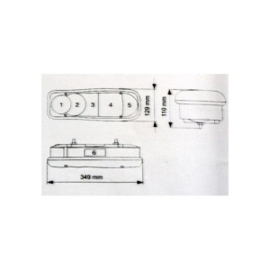 Set 2 Lampi stop cu mufa Stanga + Dreapta Cod:YP-152 - Img 2