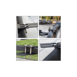 Set 2 suporti proiectoare LED BAR universal pentru prindere de bare longitudinale Cod: TY013 - Img 2