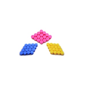 Set 20 capacele prezoane de 21" din cauciuc diferite culori - Img 6