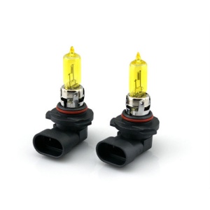 Set bec halogen 9005 HB3 12V 55W Galben - Img 1