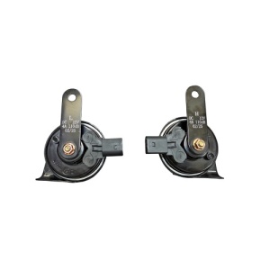 Set Claxoane Bitonale Premium 12V cu Mufe Compatibil Audi, VW, Seat, Skoda, Porsche Cod: ART137F+ART210 - Img 3