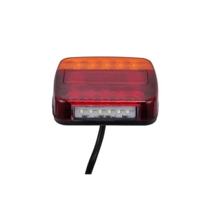 Set lampa spate LED 110x105 mm, 5 functii, iluminare numar, stanga/dreapta Cod: H5-363PC - Img 4